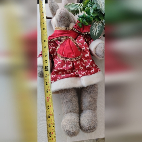 The Hen In The Holly, Bunny Wearing Winter Red Holiday...